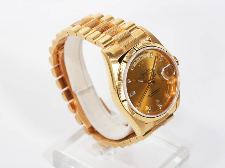 ロレックス デイデイト Ref.18248A イエローゴールド シャンパンゴールド文字盤 中古 xbhomwih