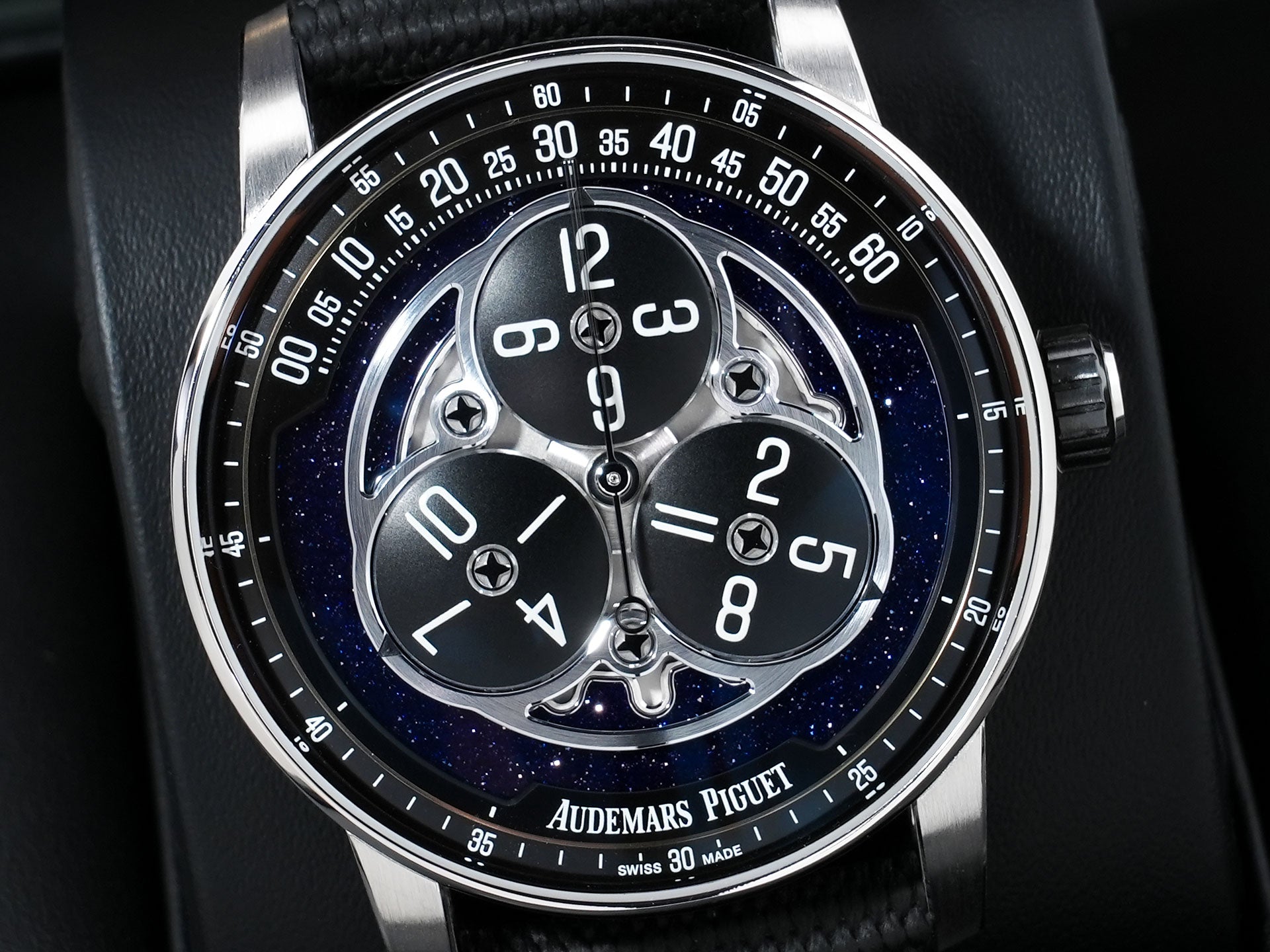 オーデマピゲ CODE 11.59 バイ オーデマ ピゲ スター ホイール Ref.15212NB.OO.A002KB.01 ホワイトゴールド/ブラックセラミック ブルーアヴェンチュリン文字盤 美品 2wmiq88m