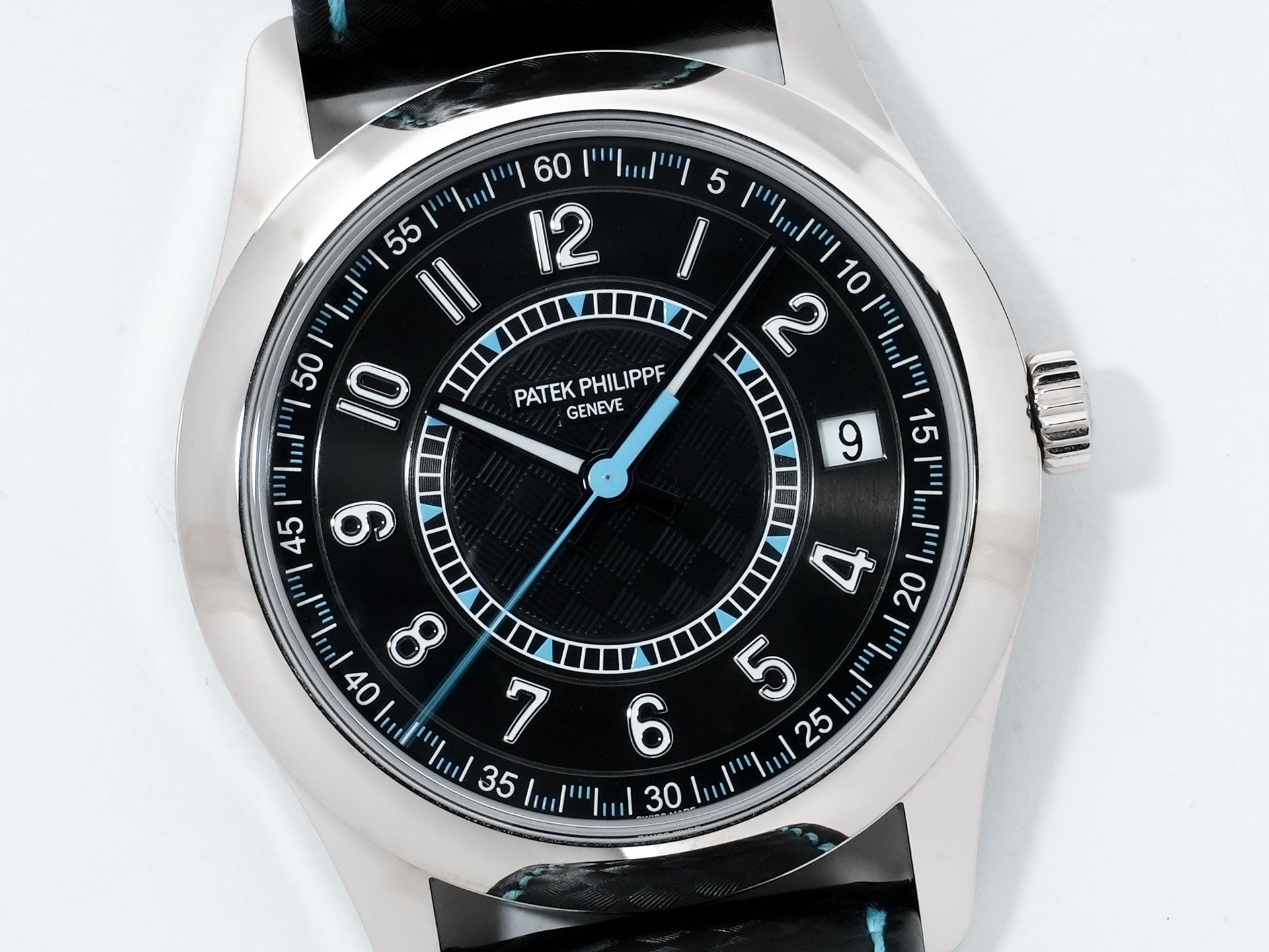 パテックフィリップ カラトラバ Ref.6007G-011 ホワイトゴールド エボニーブラック文字盤 美品 3dj85qbe