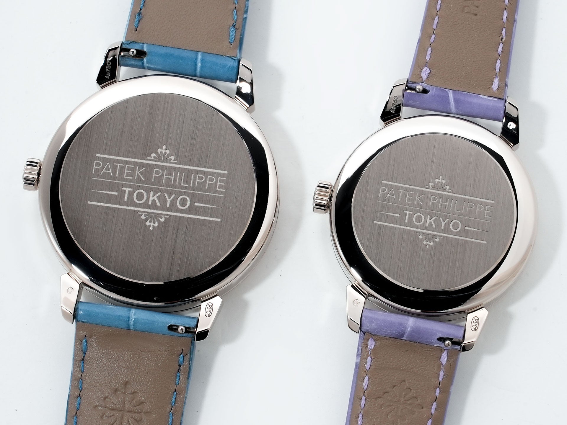 パテックフィリップ カラトラバ グランド エキシビジョン 東京2023 Ref.6127G-010/7127G-010 ホワイトゴールド ラックライトブルー(スカイブルー) ライラックトーン(パープル)文字盤 未使用 orc65du9