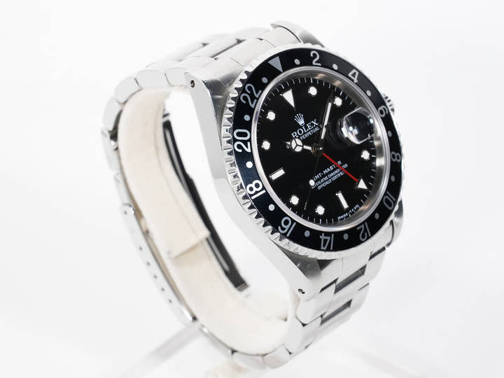 ロレックス GMTマスター Ref.16700 ステンレススチール ブラック文字盤 オイスターブレスレット 中古 ggadexxz