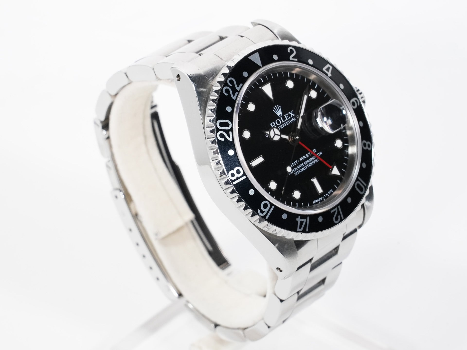 ロレックス GMTマスター Ref.16700 ステンレススチール ブラック文字盤 オイスターブレスレット 中古 ggadexxz