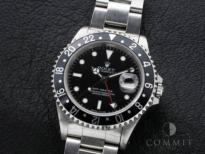 ロレックス GMTマスター Ref.16700 ステンレススチール ブラック文字盤 オイスターブレスレット 中古 ggadexxz