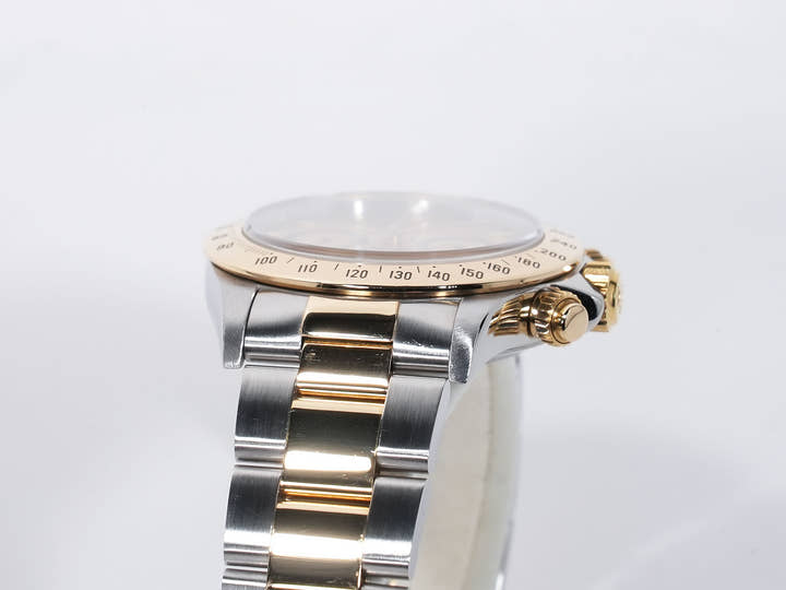ロレックス デイトナ エルプリメロ Ref.16523 ステンレススチール/イエローゴールド シャンパン文字盤 中古 ny485wja