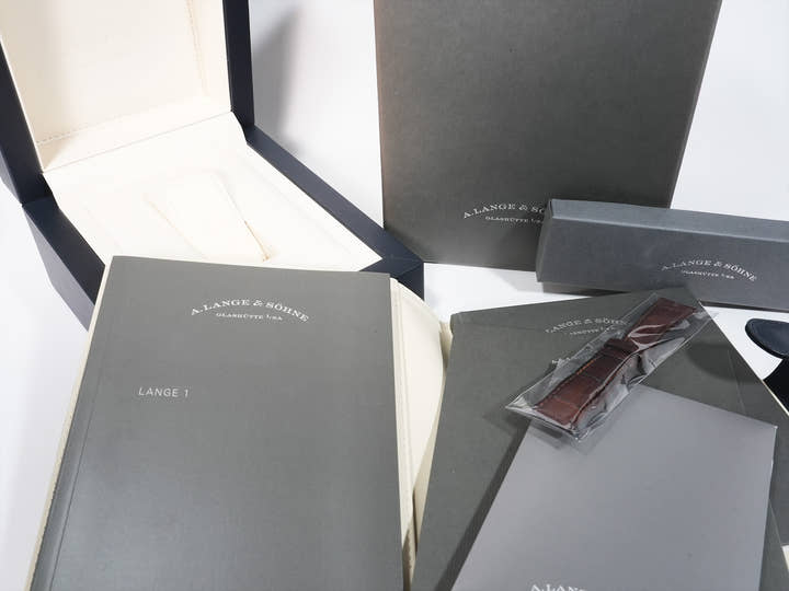 A.ランゲ＆ゾーネ ランゲ1 Ref.191.021 イエローゴールド シルバー文字盤 美中古 8x9ci6zd