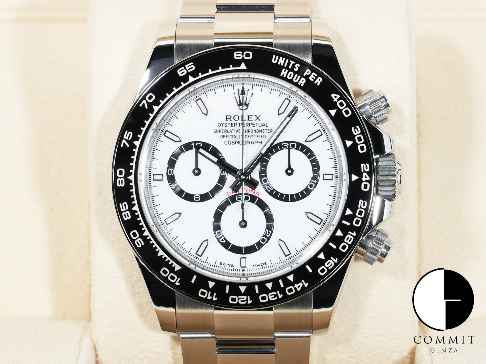 ロレックス デイトナ Ref.126500LN ステンレススチール ホワイト文字盤 極美品 pmq4957e