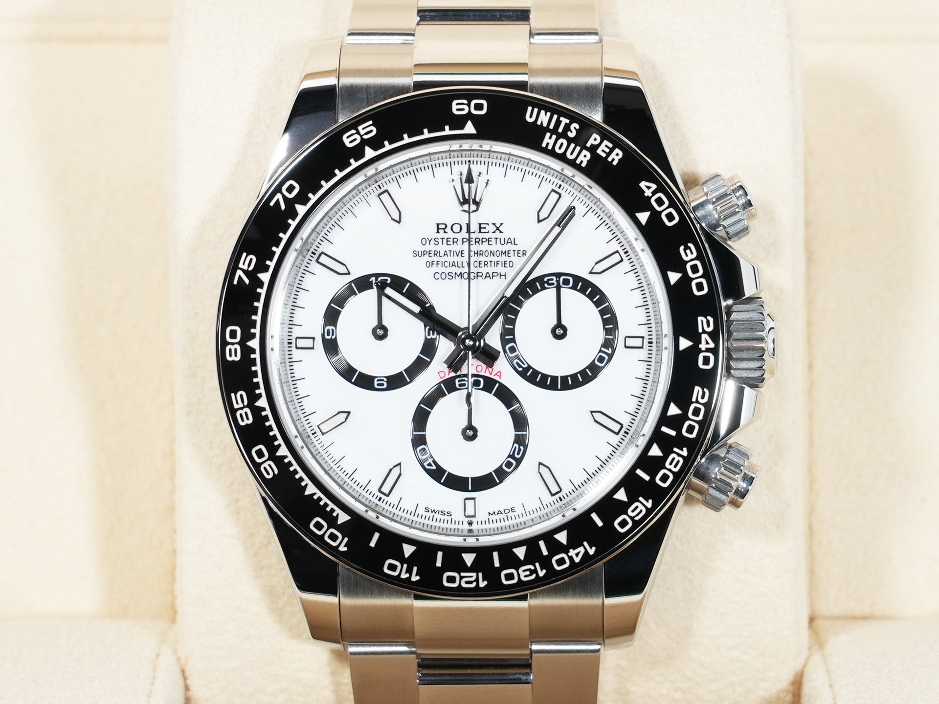 ロレックス デイトナ Ref.126500LN ステンレススチール ホワイト文字盤 極美品 pmq4957e