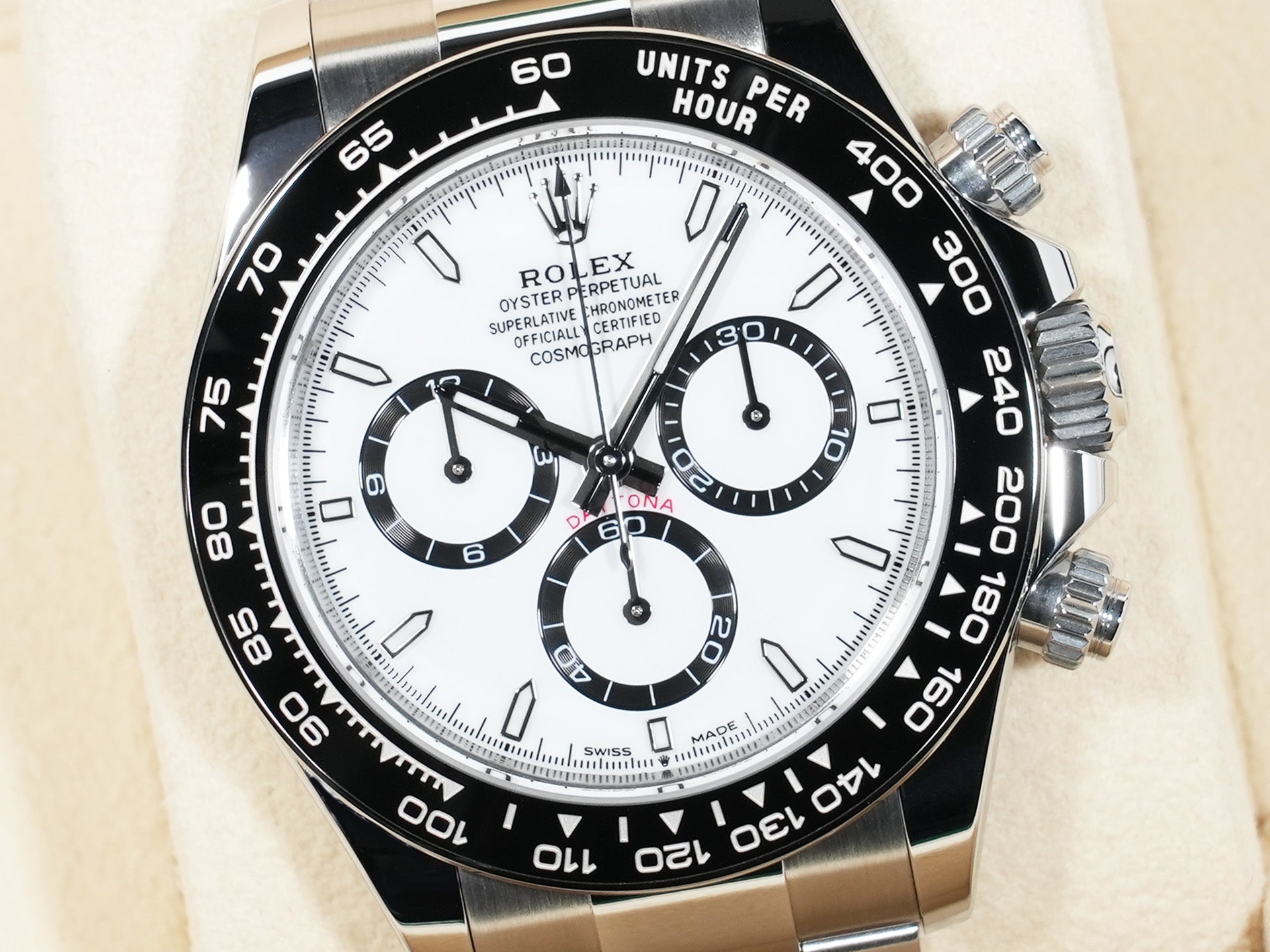 ロレックス デイトナ Ref.126500LN ステンレススチール ホワイト文字盤 極美品 pmq4957e