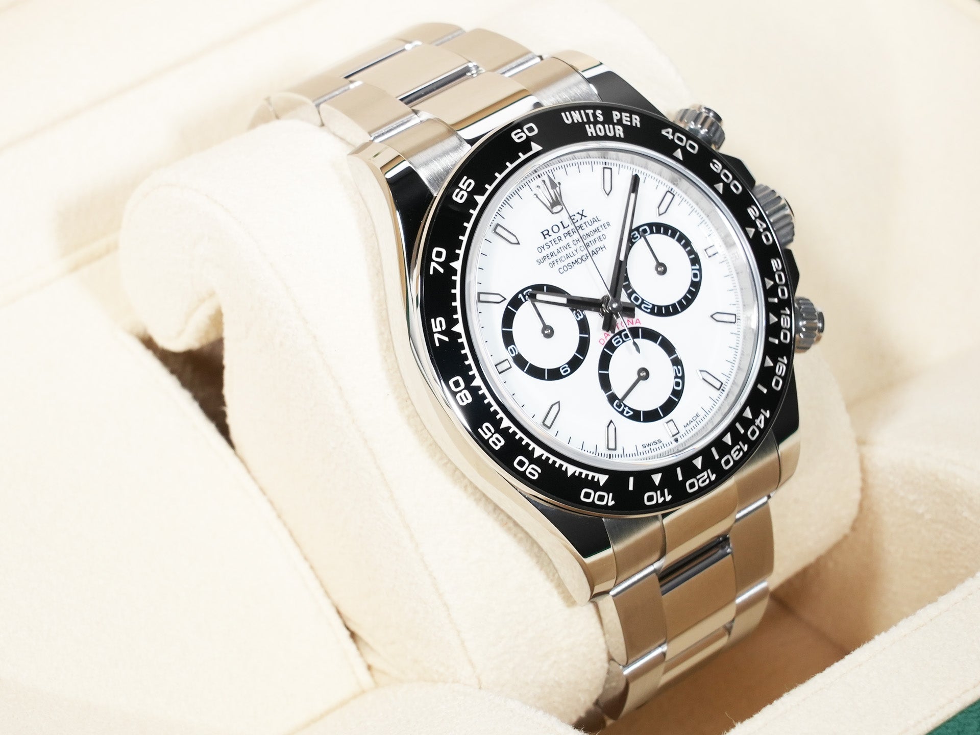ロレックス デイトナ Ref.126500LN ステンレススチール ホワイト文字盤 極美品 pmq4957e