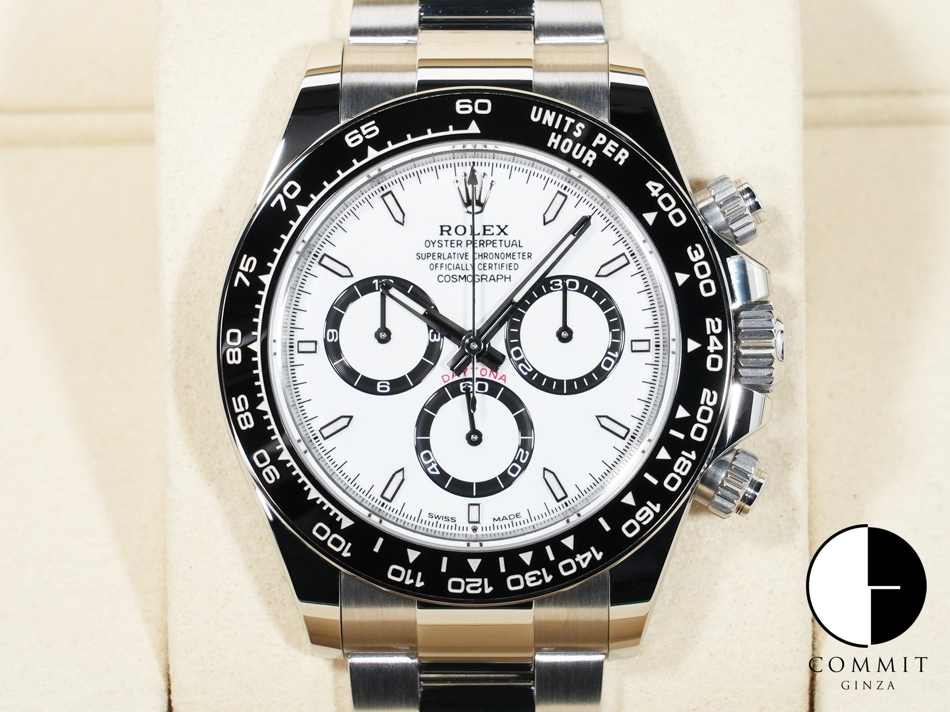 ロレックス デイトナ Ref.126500LN ステンレススチール ホワイト文字盤 美品 g3wq2pih