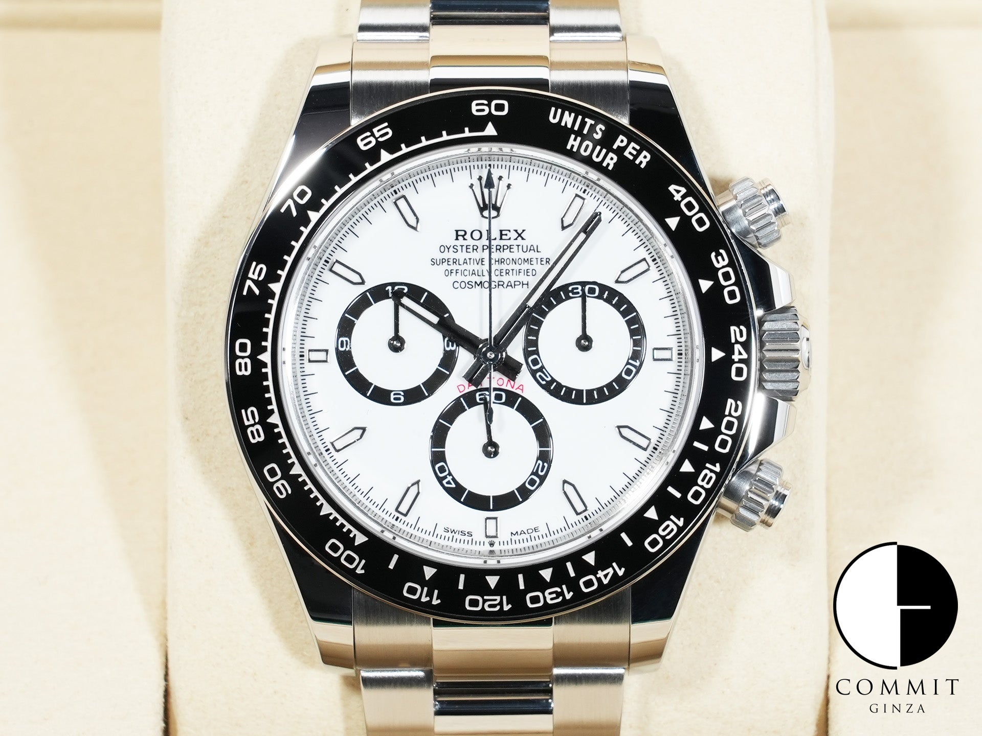 ロレックス デイトナ Ref.126500LN ステンレススチール ホワイト文字盤 美品 euh4bgnb