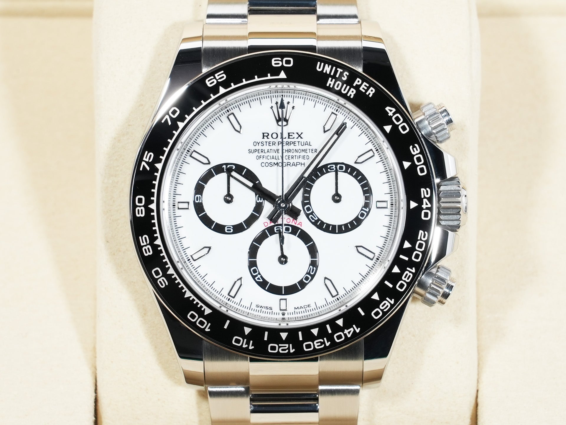 ロレックス デイトナ Ref.126500LN ステンレススチール ホワイト文字盤 美品 euh4bgnb