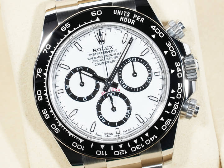 ロレックス デイトナ Ref.126500LN ステンレススチール ホワイト文字盤 美品 euh4bgnb