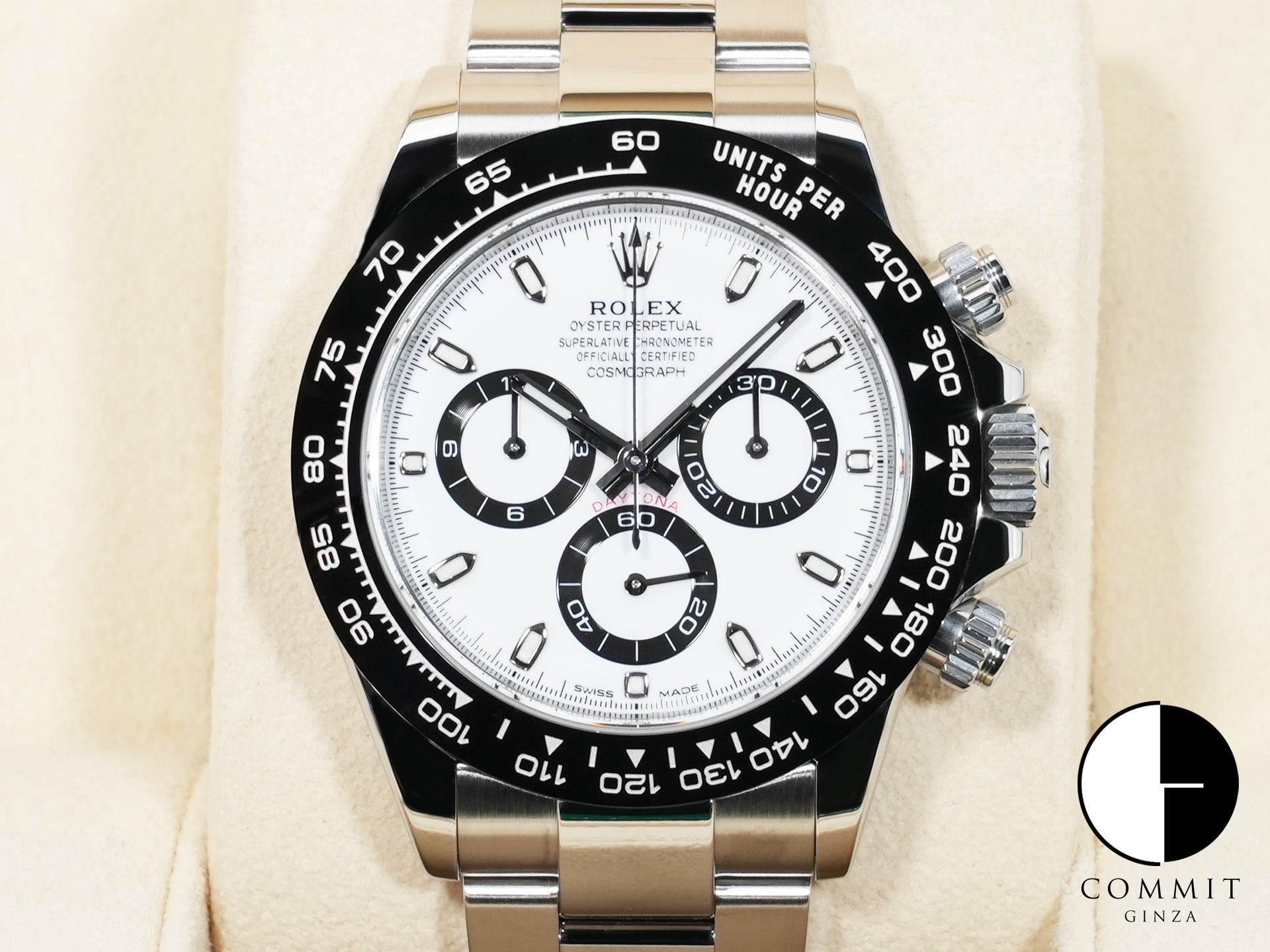ロレックス デイトナ Ref.116500LN ステンレススチール ホワイト文字盤 美品 mhc9donb