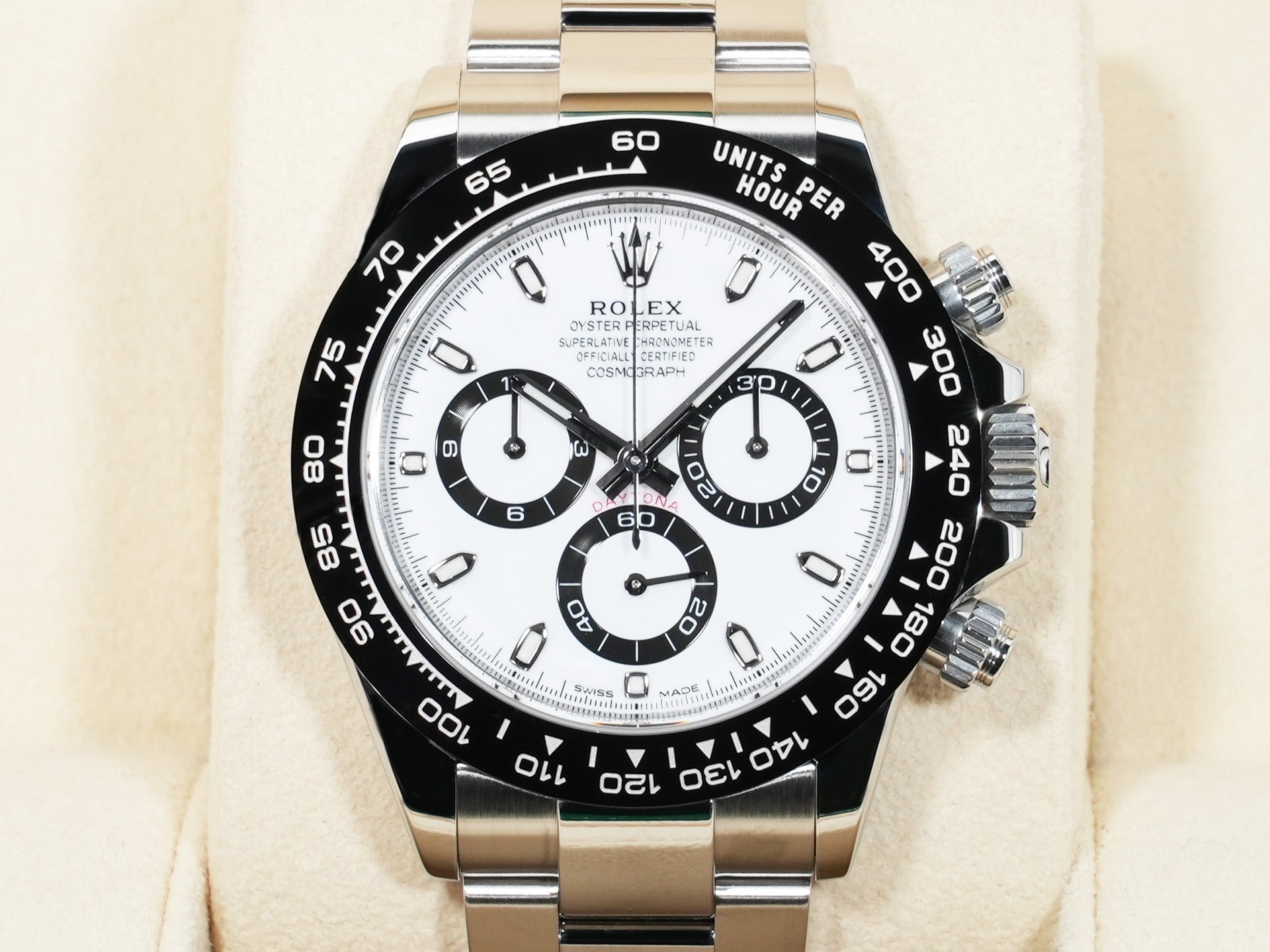 ロレックス デイトナ Ref.116500LN ステンレススチール ホワイト文字盤 美品 mhc9donb