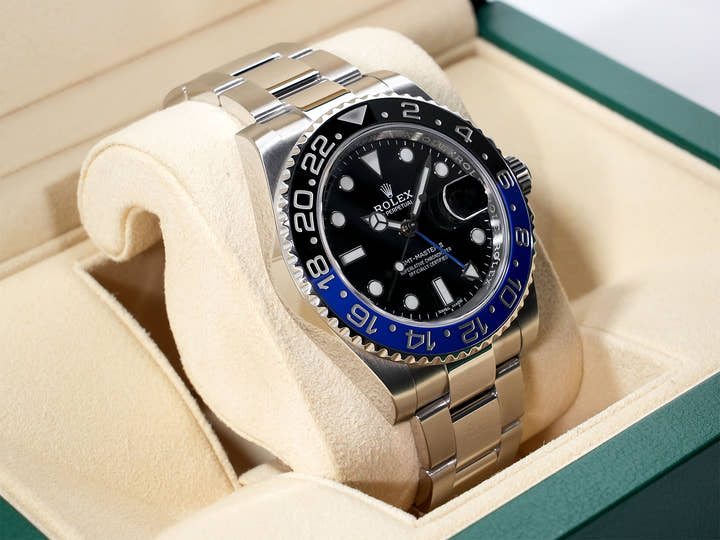 Rolex GMT-Master II Ref. 116710BLNR Stainless Steel Black Dial Oyster Bracelet Excellent Used 5kuin67w