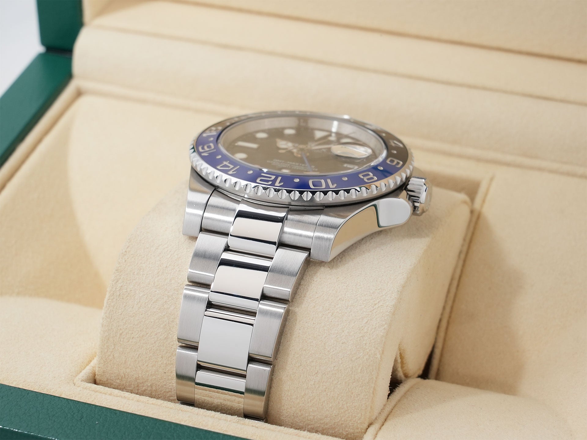 Rolex GMT-Master II Ref. 116710BLNR Stainless Steel Black Dial Oyster Bracelet Excellent Used 5kuin67w