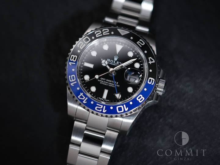 Rolex GMT-Master II Ref. 116710BLNR Stainless Steel Black Dial Oyster Bracelet Excellent Used 5kuin67w