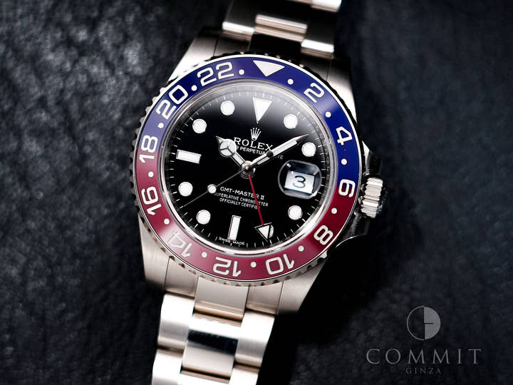 ROLEX GMT-Master II Ref.116719BLRO White Gold Black Dial Oyster Bracelet Pre-owned 9y3ihd9f