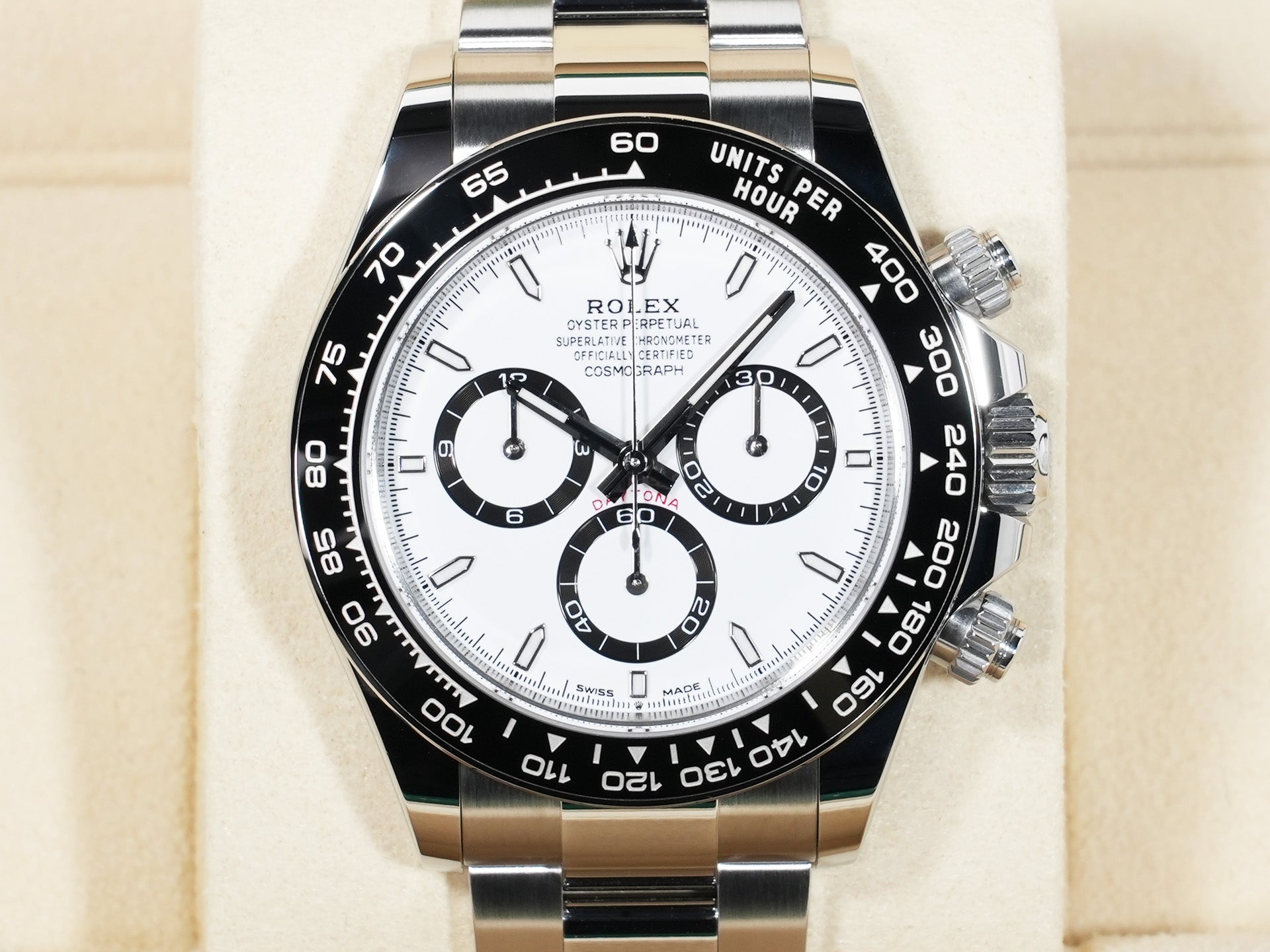 ロレックス デイトナ Ref.126500LN ステンレススチール ホワイト文字盤 中古 qmq7ur2s