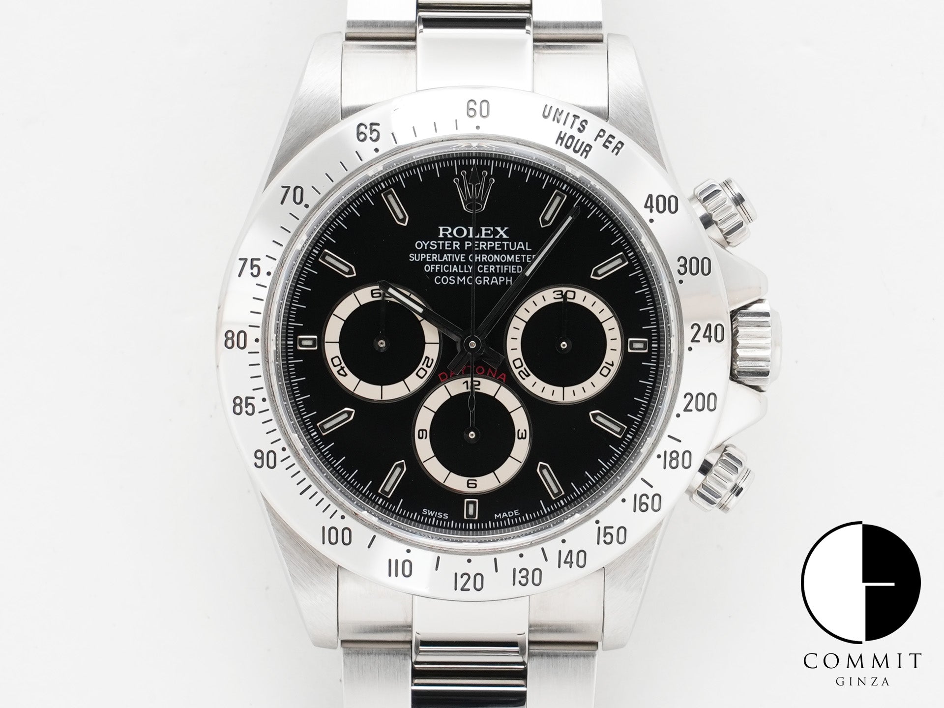 ロレックス デイトナ エルプリメロ Ref.16520 ステンレススチール ブラック文字盤 美中古 6fsn63um