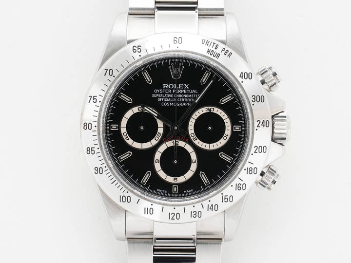 ロレックス デイトナ エルプリメロ Ref.16520 ステンレススチール ブラック文字盤 美中古 6fsn63um