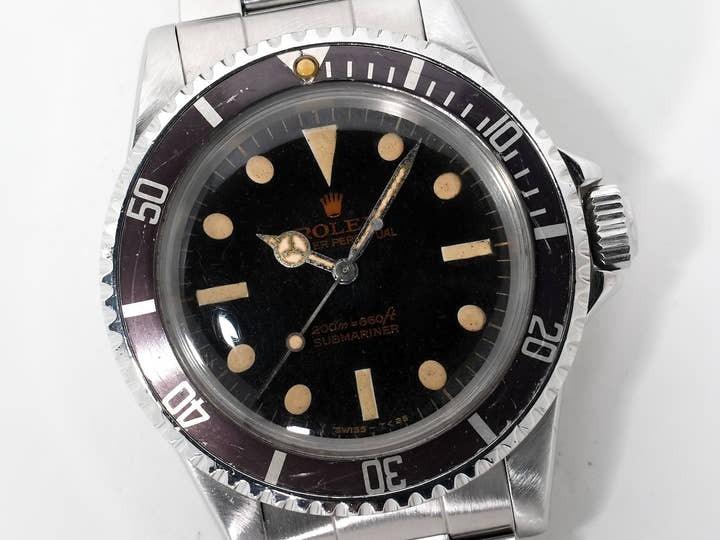 ロレックス サブマリーナー Ref.5513 ステンレススチール ブラック文字盤 中古 mqupg67t