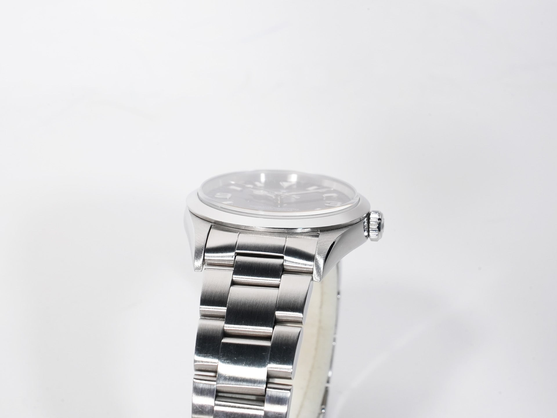 ロレックス エクスプローラーI Ref.14270 ステンレススチール ブラック文字盤 オイスターブレスレット 中古 22j869s7