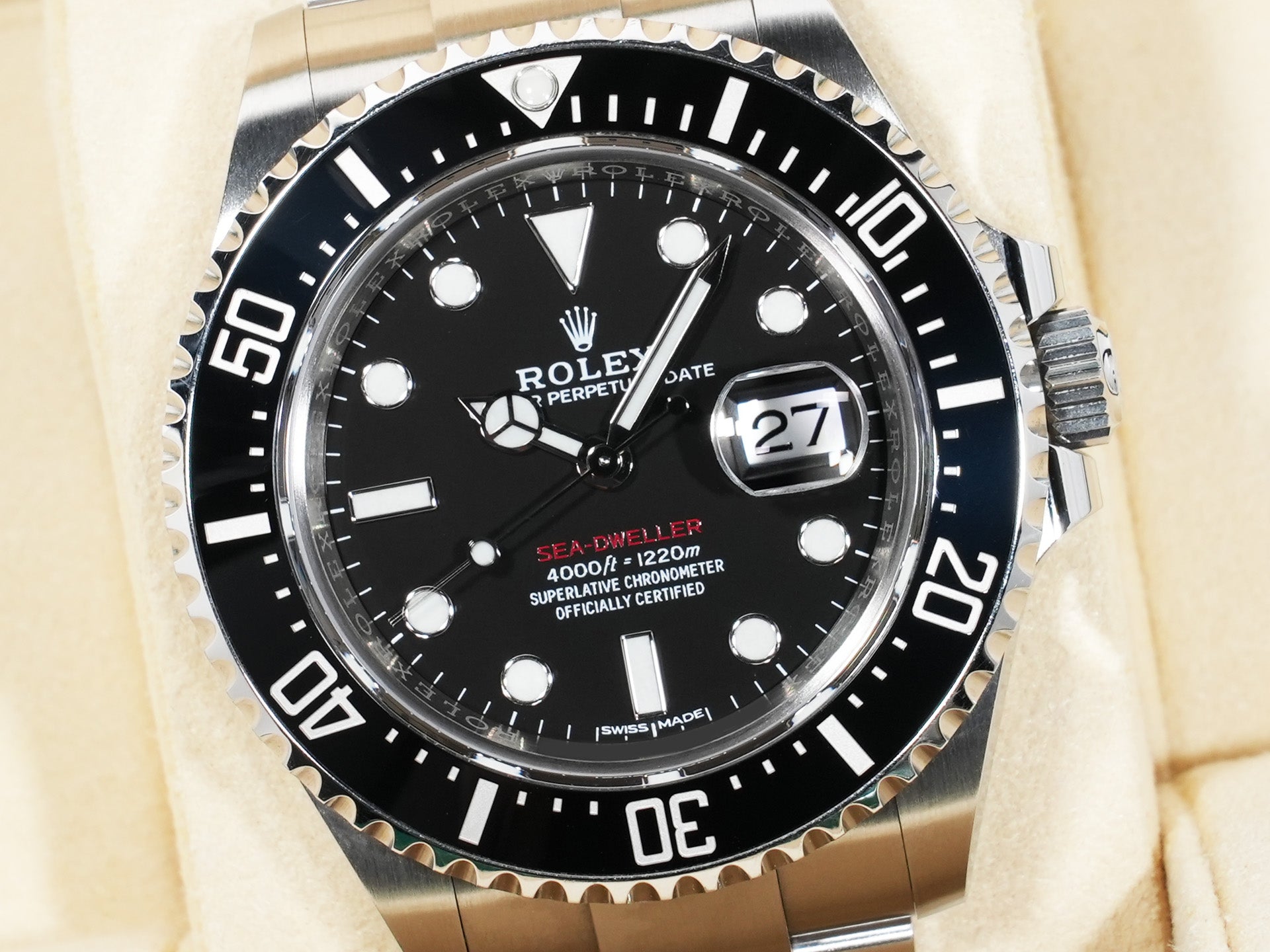 ロレックス シードゥエラー Ref.126600 ステンレススチール ブラック文字盤 中古 v2sm4ide