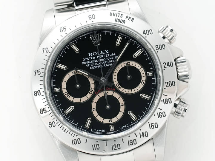 ロレックス デイトナ エルプリメロ Ref.16520 ステンレススチール ブラック文字盤 中古 5zxuyn6s