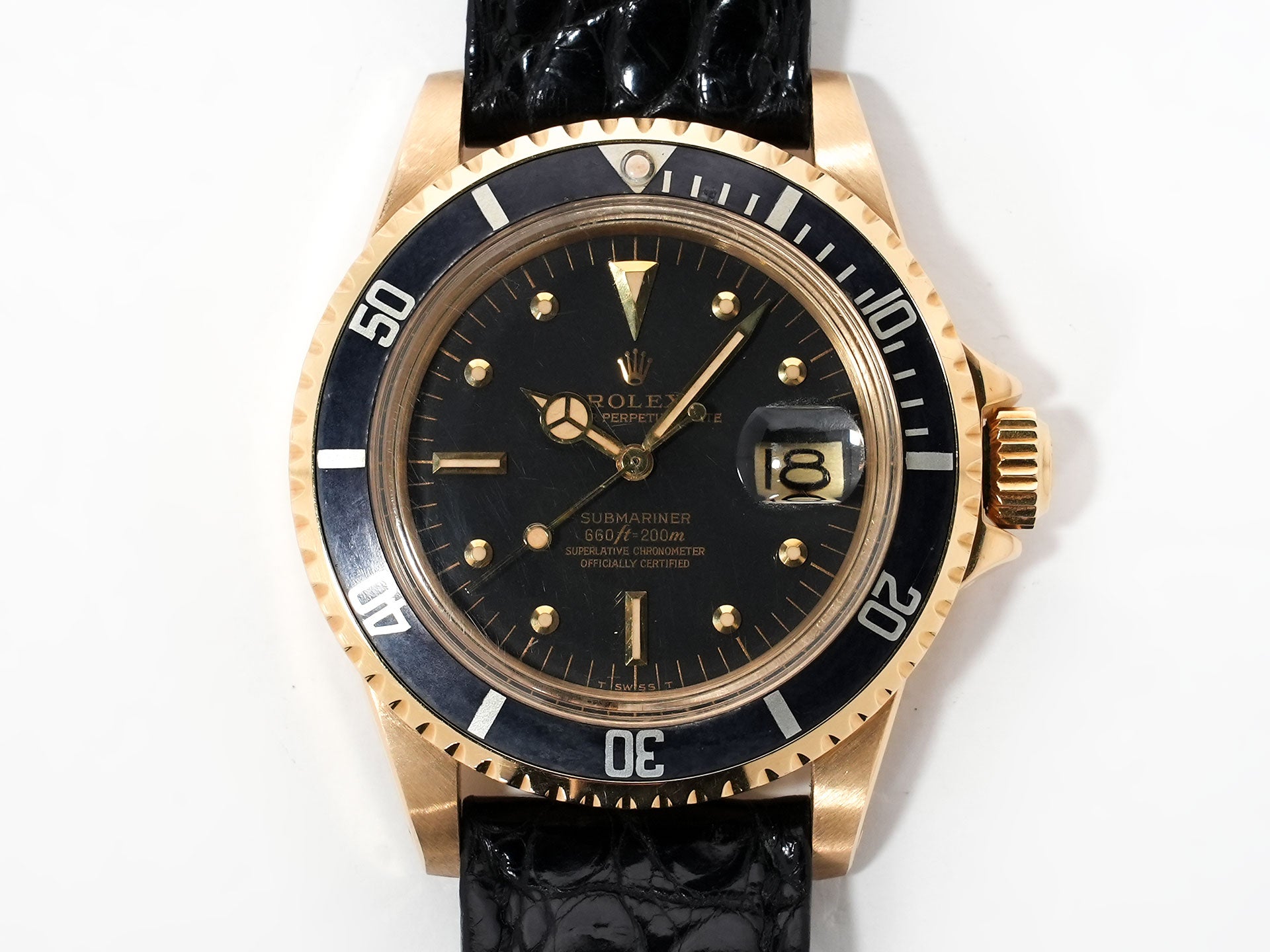 ロレックス サブマリーナー デイト Ref.1680/8 イエローゴールド ブラック文字盤 中古 w9qsbj9e
