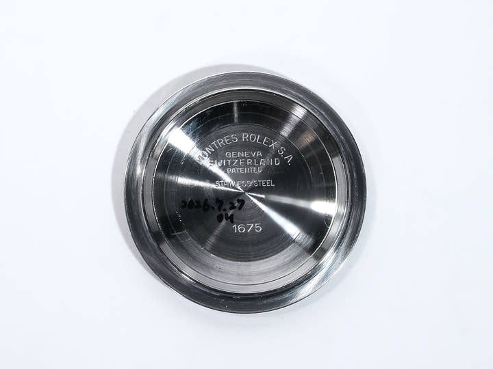 ロレックス GMTマスター Ref.1675/3 ステンレススチール/イエローゴールド ブラウン文字盤 オイスターブレスレット 中古 qpm9o4gi