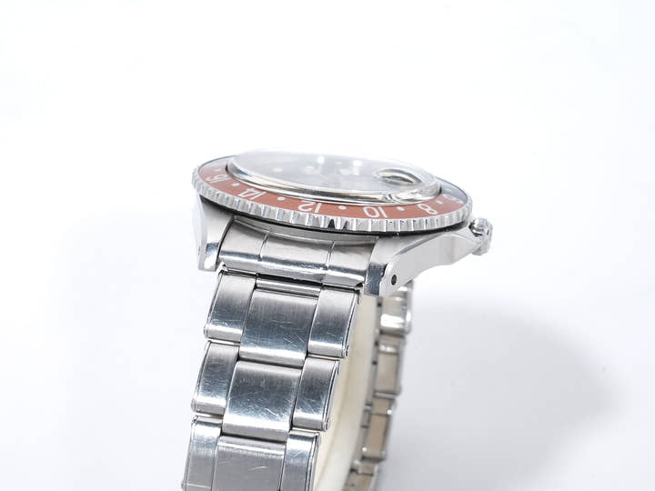 ロレックス GMTマスター Ref.1675 ステンレススチール ブラック文字盤 オイスターブレスレット 中古 rcyzaeiv