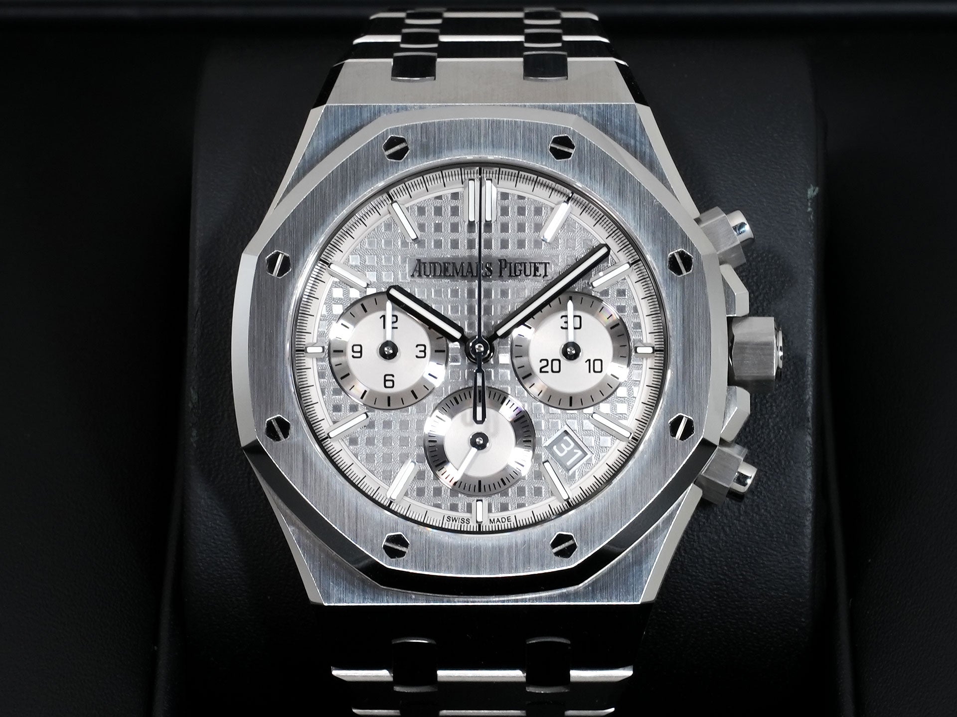 オーデマピゲ ロイヤルオーク クロノグラフ Ref.26715ST.OO.1356ST.02 ステンレススチール グレー文字盤 中古 xcmkknsn