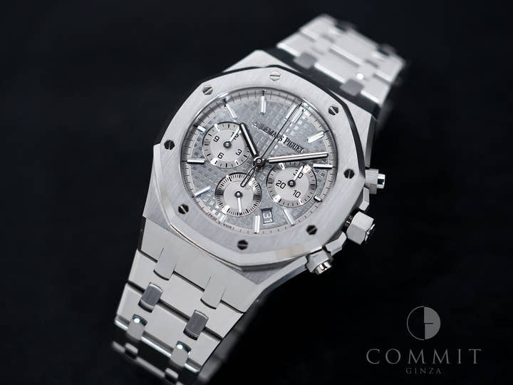 オーデマピゲ ロイヤルオーク クロノグラフ Ref.26715ST.OO.1356ST.02 ステンレススチール グレー文字盤 中古 xcmkknsn