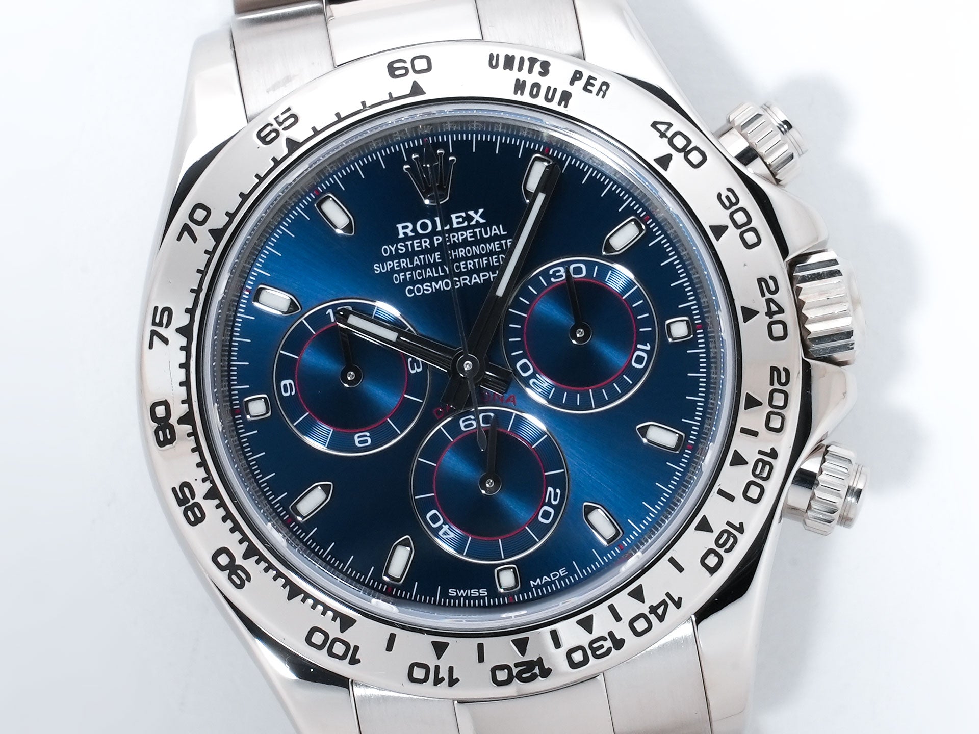 ロレックス デイトナ Ref.116509 ホワイトゴールド ブルー文字盤 美中古 p6urjww2