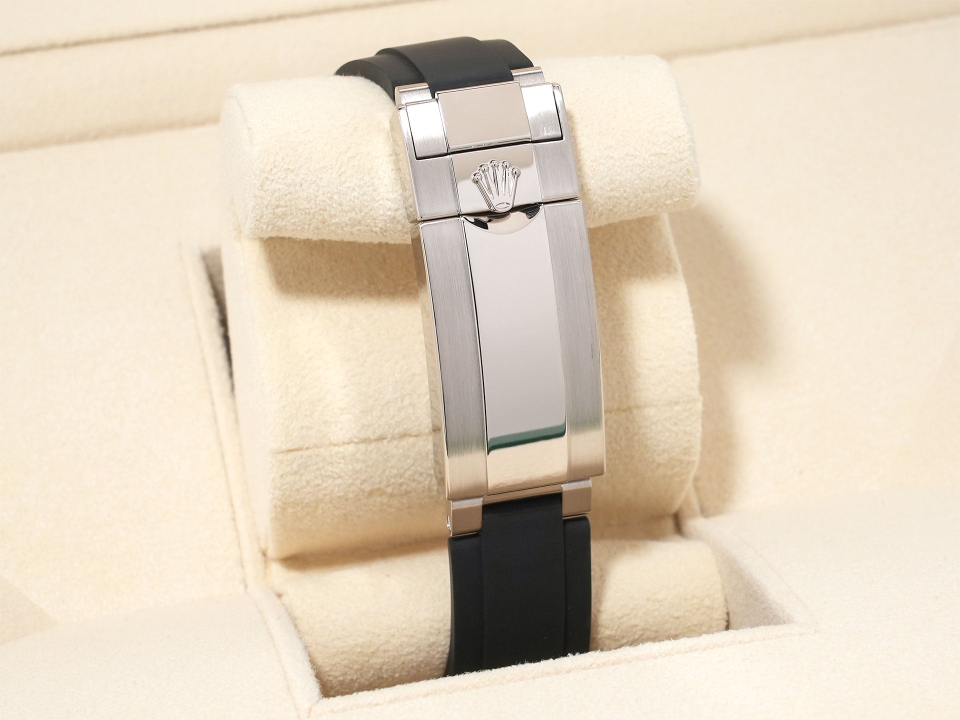 ロレックス デイトナ Ref.126519LN ホワイトゴールド ブライトブラックxスチール文字盤 美品 oaex5eg8