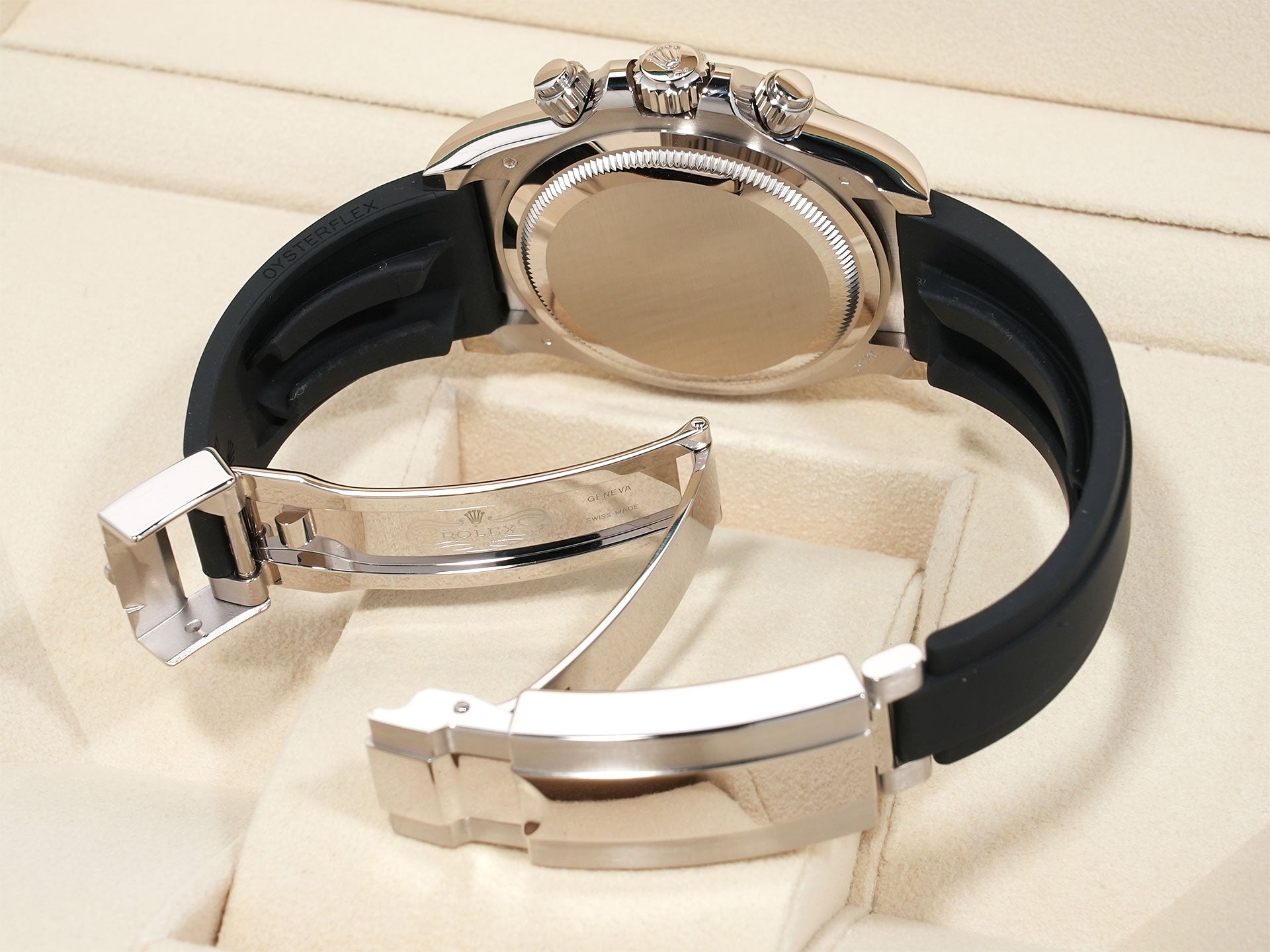 ロレックス デイトナ Ref.126519LN ホワイトゴールド ブライトブラックxスチール文字盤 美品 oaex5eg8