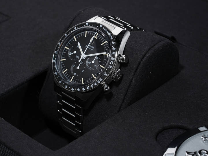オメガ スピードマスター キャリバー321 クロノグラフ 39.7MM Ref.311.30.40.30.01.001 ステンレススチール ブラック文字盤 未使用 ovymyy7a