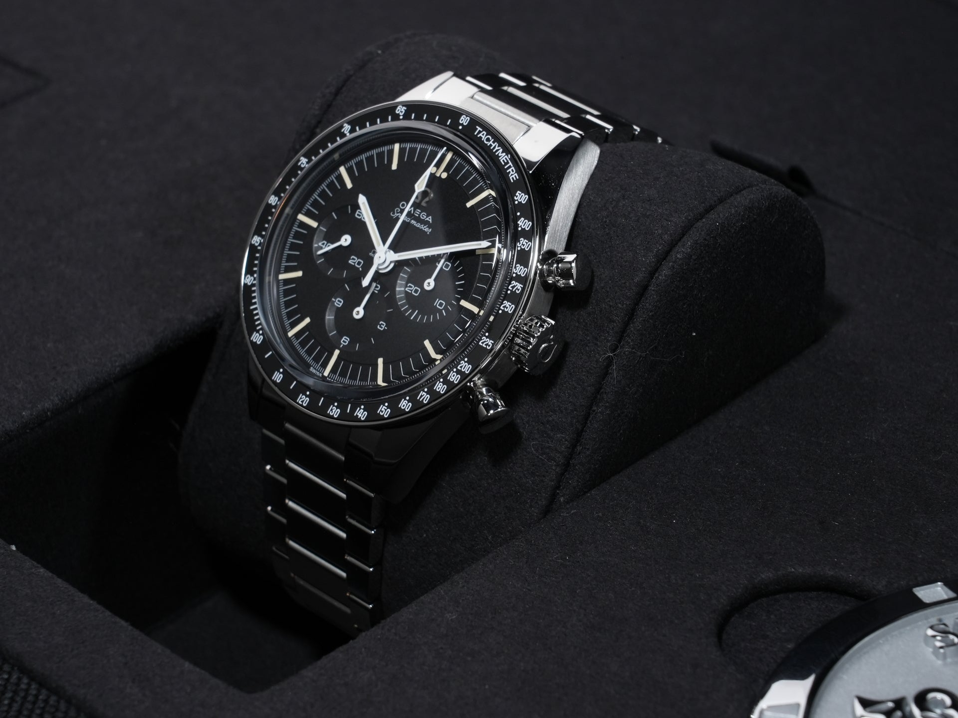 オメガ スピードマスター キャリバー321 クロノグラフ 39.7MM Ref.311.30.40.30.01.001 ステンレススチール ブラック文字盤 未使用 ovymyy7a