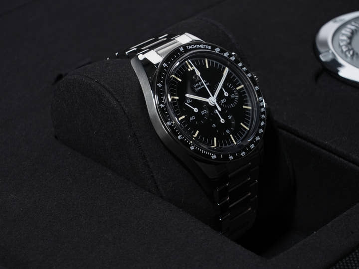 オメガ スピードマスター キャリバー321 クロノグラフ 39.7MM Ref.311.30.40.30.01.001 ステンレススチール ブラック文字盤 未使用 ovymyy7a