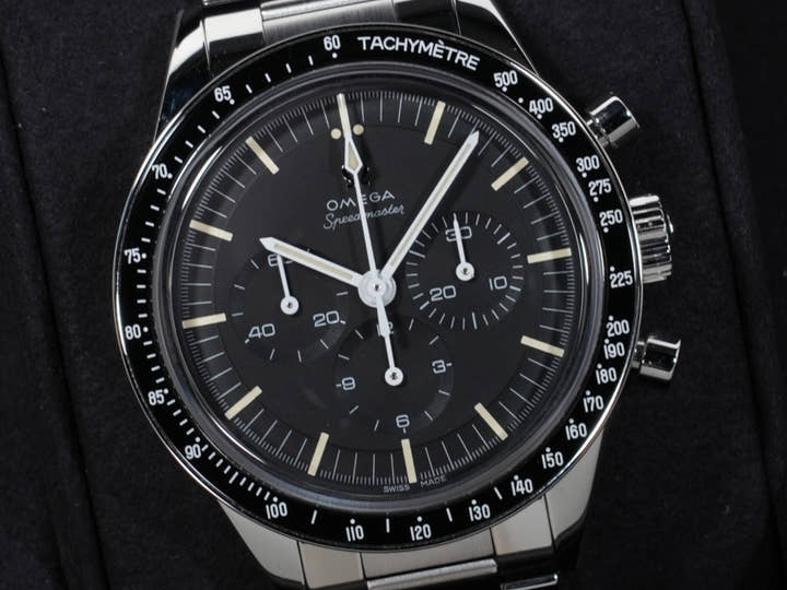 オメガ スピードマスター キャリバー321 クロノグラフ 39.7MM Ref.311.30.40.30.01.001 ステンレススチール ブラック文字盤 美中古 ykzzzwm7
