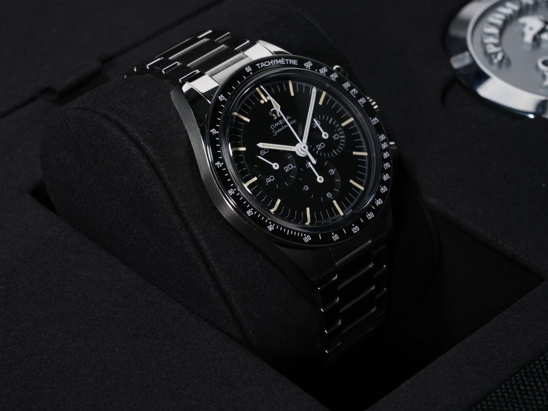 オメガ スピードマスター キャリバー321 クロノグラフ 39.7MM Ref.311.30.40.30.01.001 ステンレススチール ブラック文字盤 美中古 ykzzzwm7