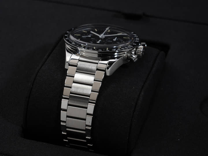 オメガ スピードマスター キャリバー321 クロノグラフ 39.7MM Ref.311.30.40.30.01.001 ステンレススチール ブラック文字盤 美中古 ykzzzwm7