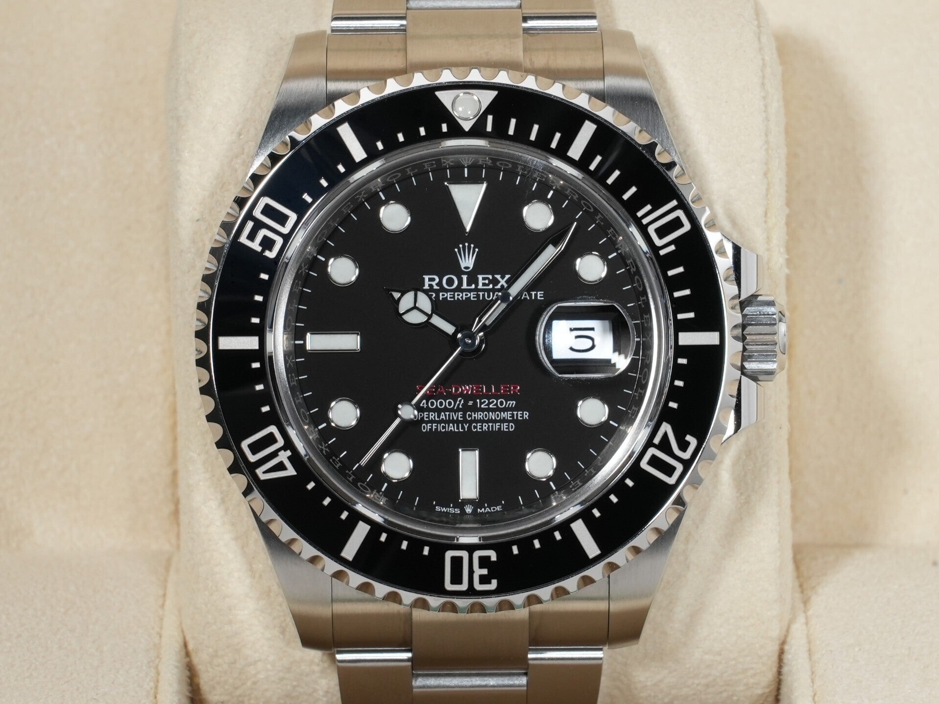 ロレックス シードゥエラー Ref.126600 ステンレススチール ブラック文字盤 中古 wvcuxjtk