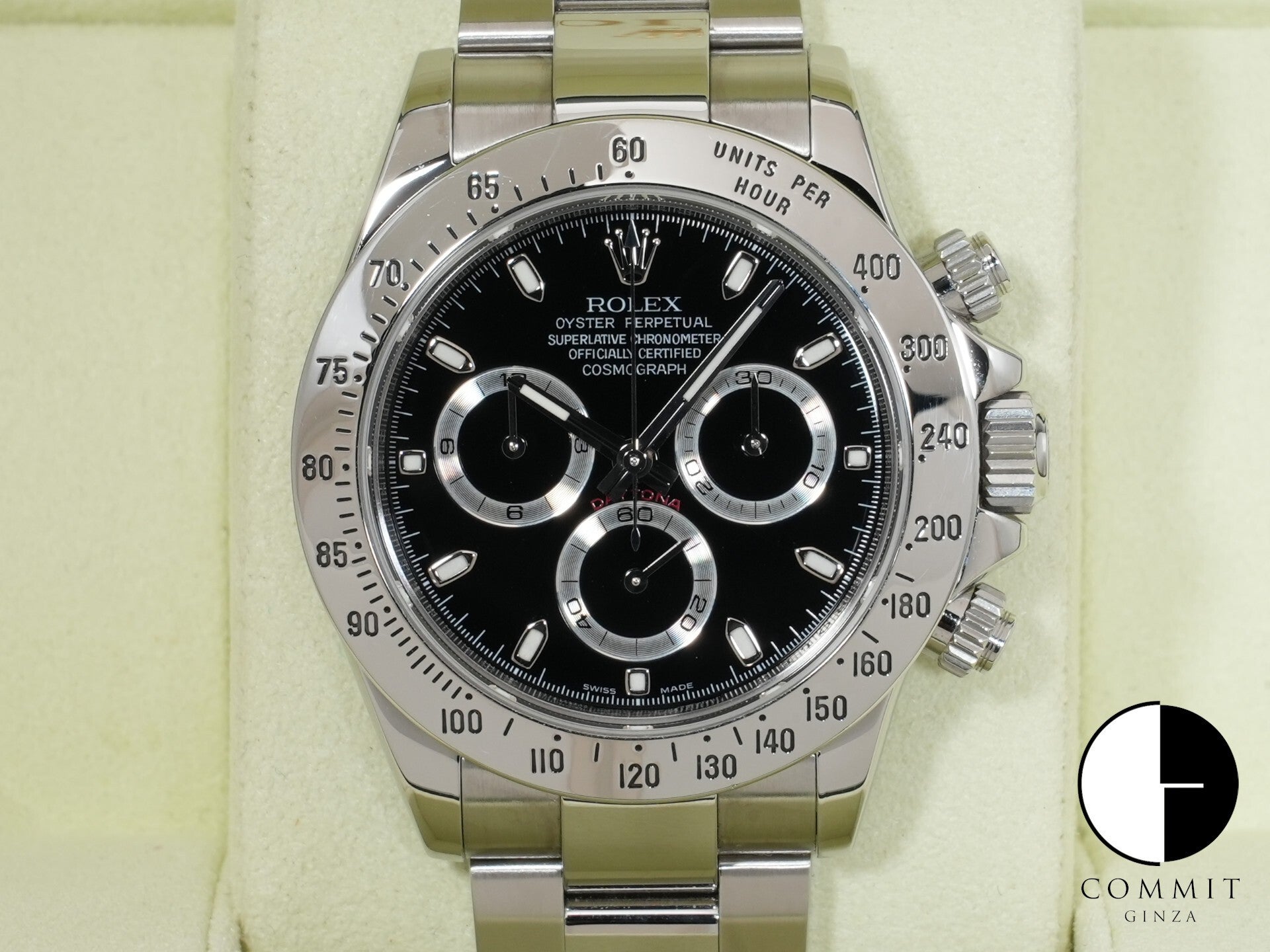 ロレックス デイトナ Ref.116520 ステンレススチール ブラック文字盤 中古 4akhphbw