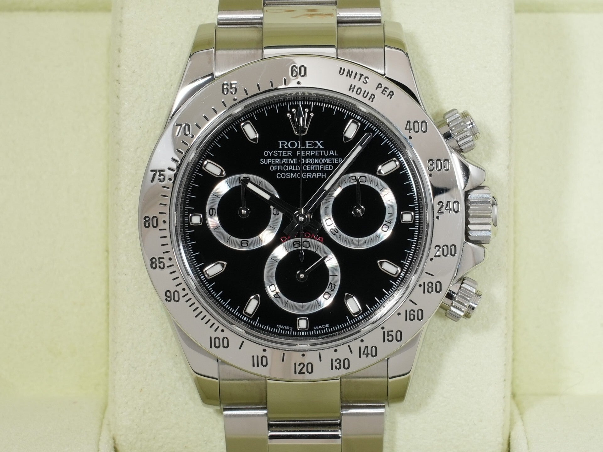 ロレックス デイトナ Ref.116520 ステンレススチール ブラック文字盤 中古 4akhphbw