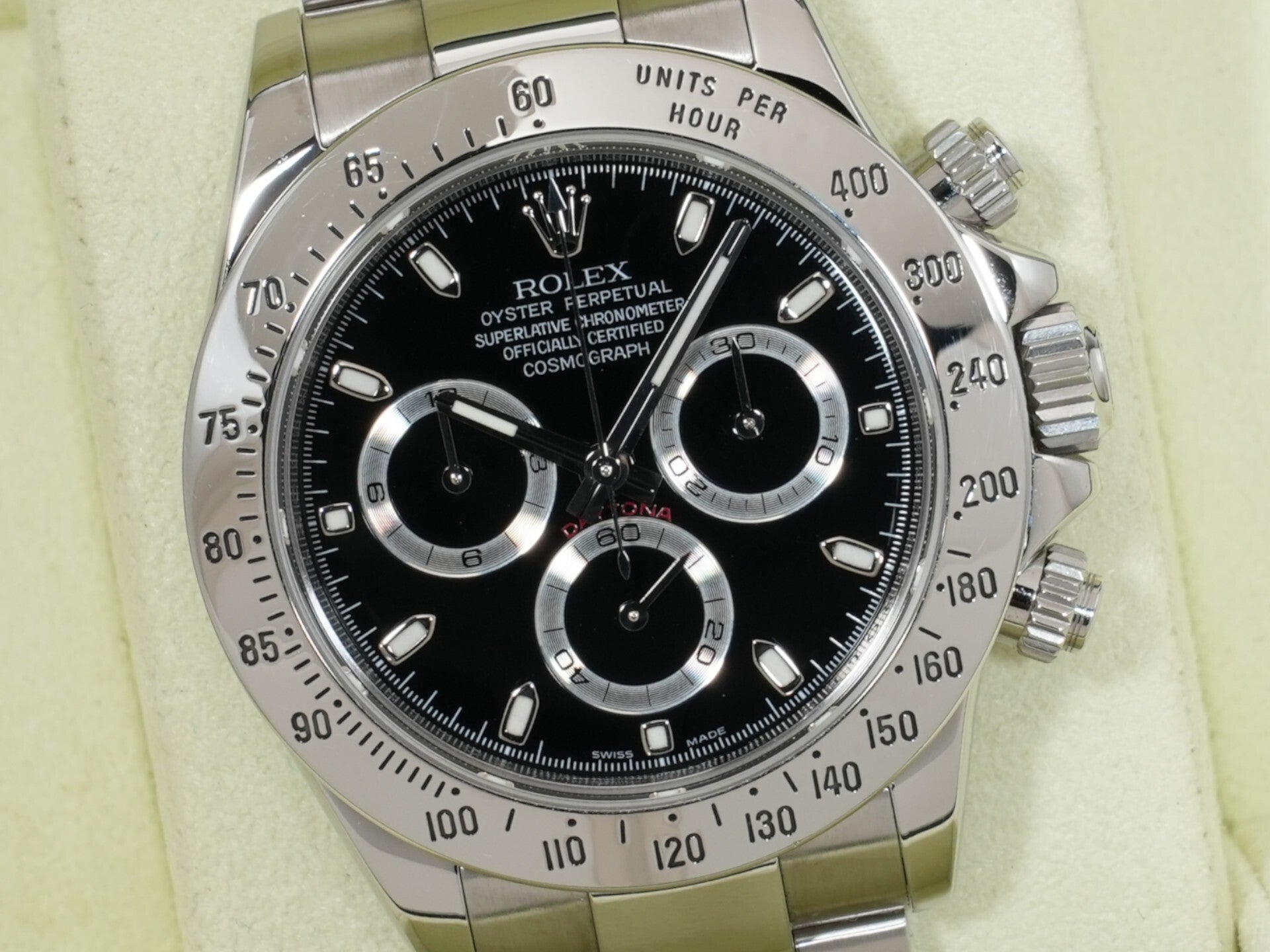 ロレックス デイトナ Ref.116520 ステンレススチール ブラック文字盤 中古 4akhphbw