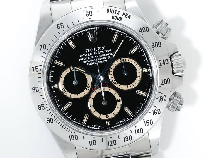 ロレックス デイトナ エルプリメロ Ref.16520 ステンレススチール ブラック文字盤 中古 dk9nreb3