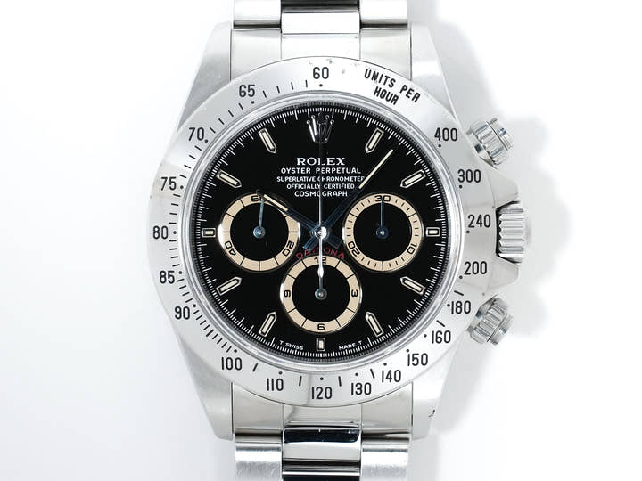 ロレックス デイトナ エルプリメロ Ref.16520 ステンレススチール ブラック文字盤 中古 dk9nreb3